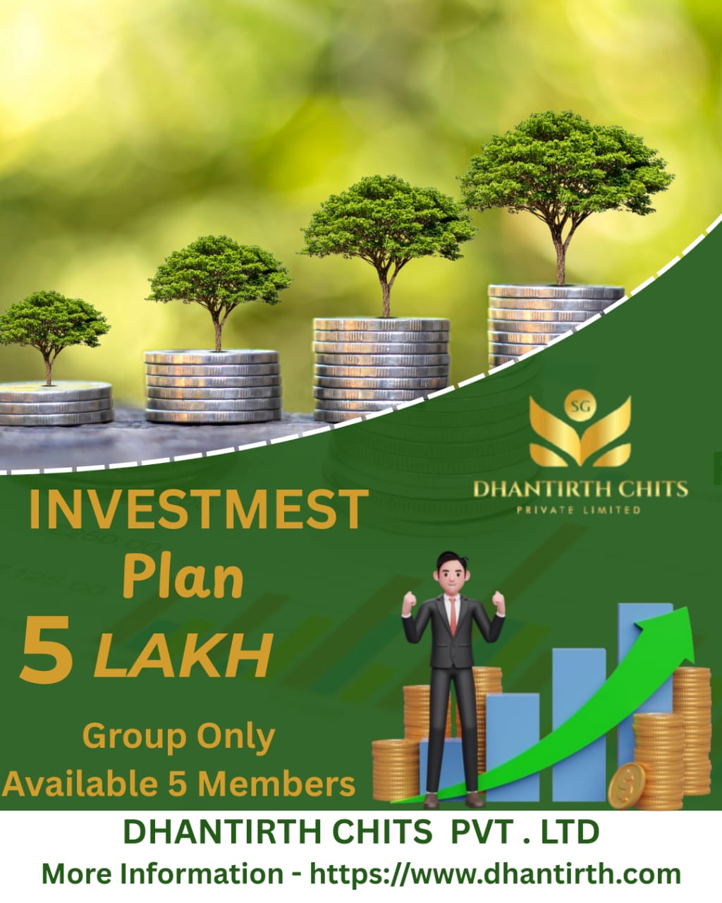 Investment Plan 5 Lakh - Group Only Available 5 Members